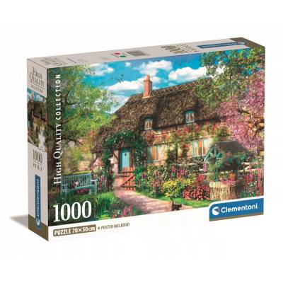 Clementoni puzzle 1000 el compact the old cottage