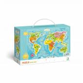 Puzzle Dodo Mapa Świata 100 elementów Mapa Świata 300123