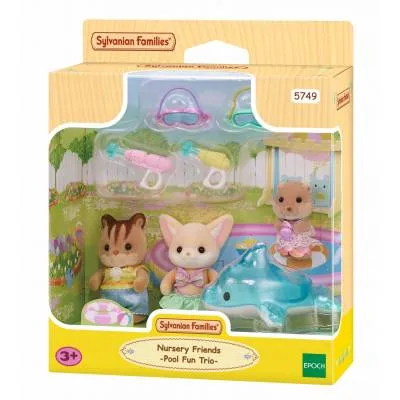 Sylvanian zabawa w basenie baby duo