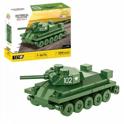 KLOCKI COBI 3088 Czołg T-34/76 HC WW2 101 El.