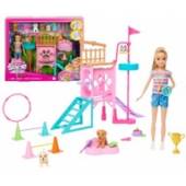 Barbie Plac zabaw piesków + Stacie Zestaw filmowy HRM10