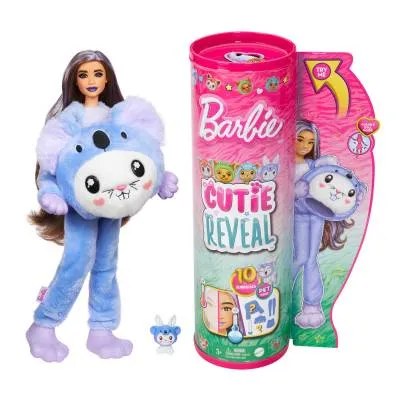 BARBIE CUTIE REVEAL LALKA W PRZEBRANIU KRÓLICZKA KOALI