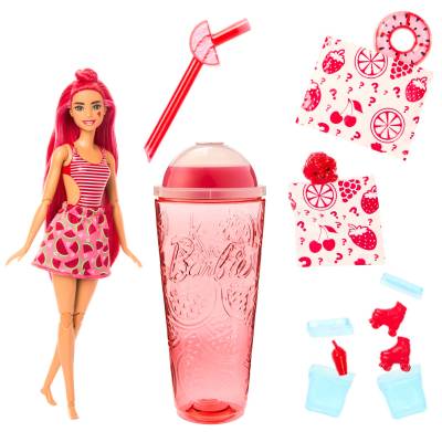 Barbie Pop Reveal Arbuz Lalka Seria Owocowy sok HNW40