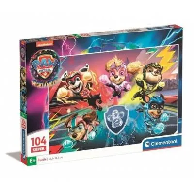 Clementoni puzzle 104 el super kolor psi patrol the mighty