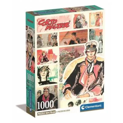 Clementoni puzzle 1000 el compact corto maltese