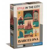 Clementoni puzzle 1000 el compact barcelona