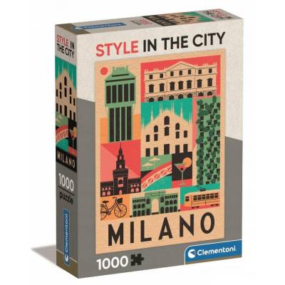Clementoni puzzle 1000 el compact Milano