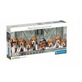Clementoni puzzle 1000 el panorama compact beagles