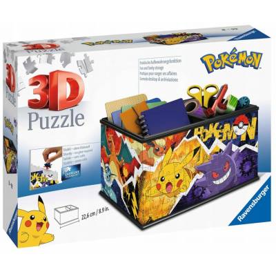 Ravensburger puzzle 3D szkatułka 216 el pokemon