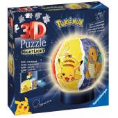 Ravensburger puzzle 3D kula świecąca 72 el pokemon