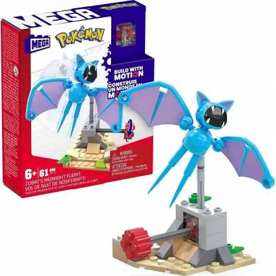 Mattel MEGA Pokemon Nocny lot Zubata Zestaw klocków