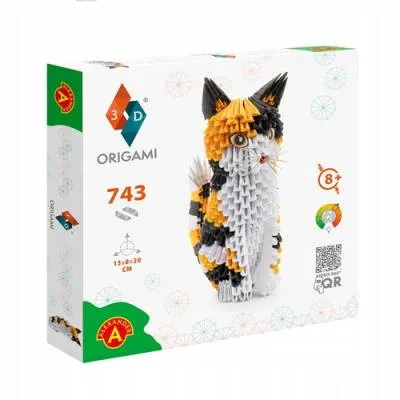 Alexander origami 3D Kot