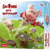 Rebel gra świnie na trampolinie
