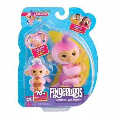 Cobi Fingerlings małpka różowa harmony 