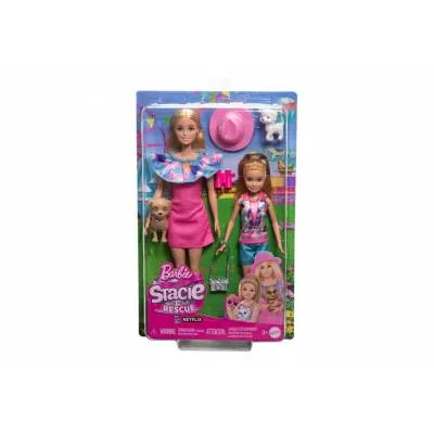 Barbie Stacie i Barbie 2-pak lalek HRM09