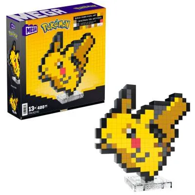 MEGA CONSTRUX KLOCKI 400 el POKEMON PIKACHU PIXEL