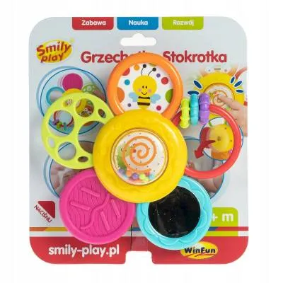 Smily Play grzechotka stokrotka