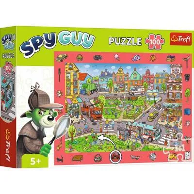 Trefl puzzle 100 el observation spyguy miasto