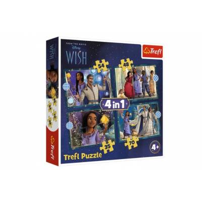 Trefl puzzle 207 el 4w1 marzenia się spełniają disney 