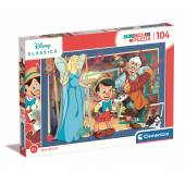 Clementoni puzzle 104 el disney classic pinocchio