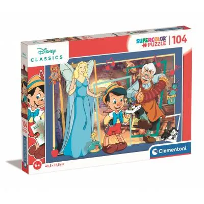 Clementoni puzzle 104 el disney classic pinocchio