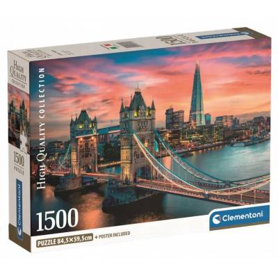 Clementoni puzzle 1500 el compact london twilight