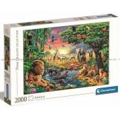 Clementoni puzzle 2000 el hq the african gathering