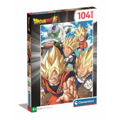 Clementoni puzzle 104 el super kolor dragon ball