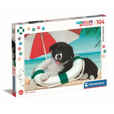 Clementoni puzzle 104 el super sunny beach