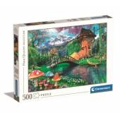 Clementoni puzzle 500 el hqc the old shoe house