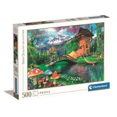 Clementoni puzzle 500 el hqc the old shoe house