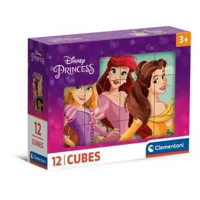 Clementoni cubi klocki 12 el disney princess