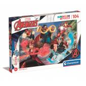 Clementoni puzzle 104 el glitter the avengers