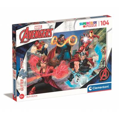 Clementoni puzzle 104 el glitter the avengers