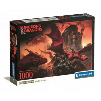 Clementoni puzzle 1000 el compact dungeons & dragons