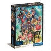 Clementoni puzzle 1000 el compact anime one piece