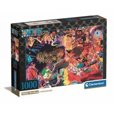 Clementoni puzzle 1000 el compact anime one piece