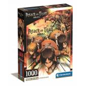 Clementoni puzzle 1000 el compact anime attack on titans