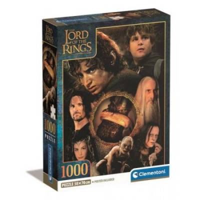 Clementoni puzzle 1000 el compact the lord of the ring