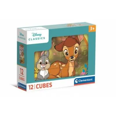 Clementoni cubi klocki 12 el disney classic