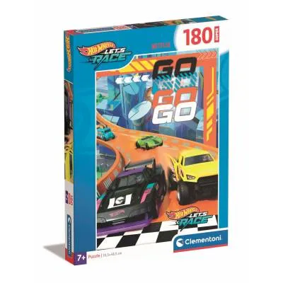 Clementoni puzzle 180 el super kolor hot wheels