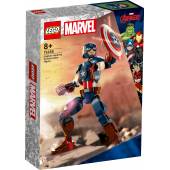 Lego figurka marvel Kapitan Ameryka do zabudowania 