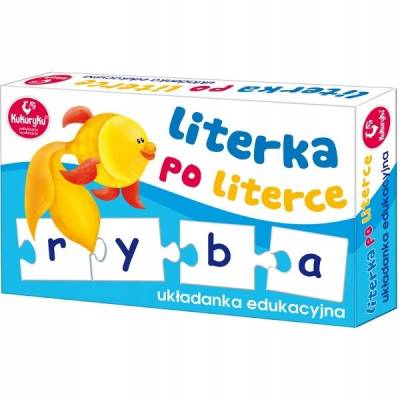 Kukuryku literka po literce układanka edukacyjna