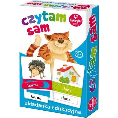 Kukuryku czytam sam układanka edukacyjna