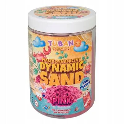 Tuban piasek dynamiczny 1kg różowy