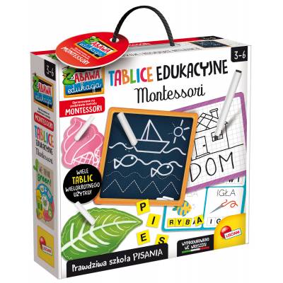 Lisciani montessori tablice edukacyjne