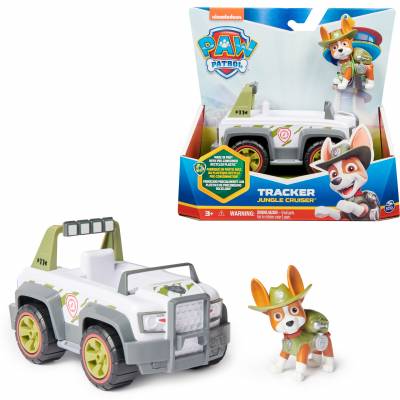 Psi Patrol Pojazd terenowy Jeep Figurka Trackera Paw Patrol