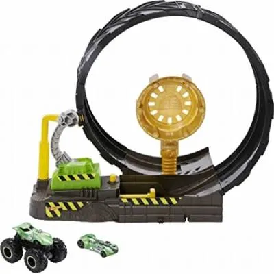 Hot Wheels Monster Truck pętla i dwa auta HBH70