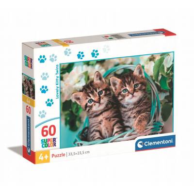 Puzzle Clementoni PUZZLE 60 elementów Koty 60 EL