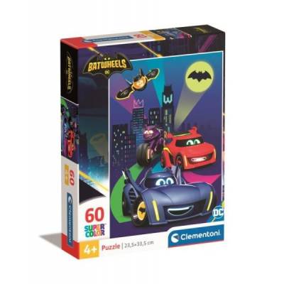 Puzzle Clementoni puzzle 60 elementów BATWHEELS 26593